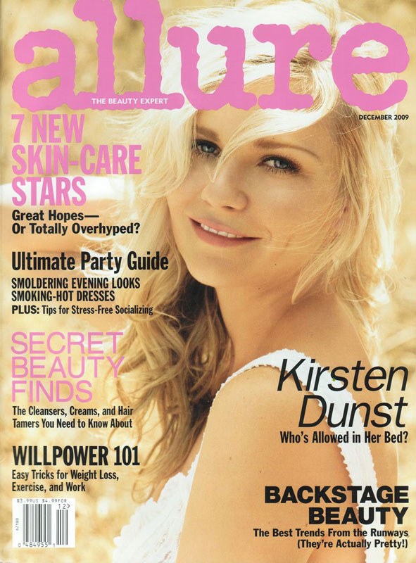 Allure Magazine Cover - December 2009