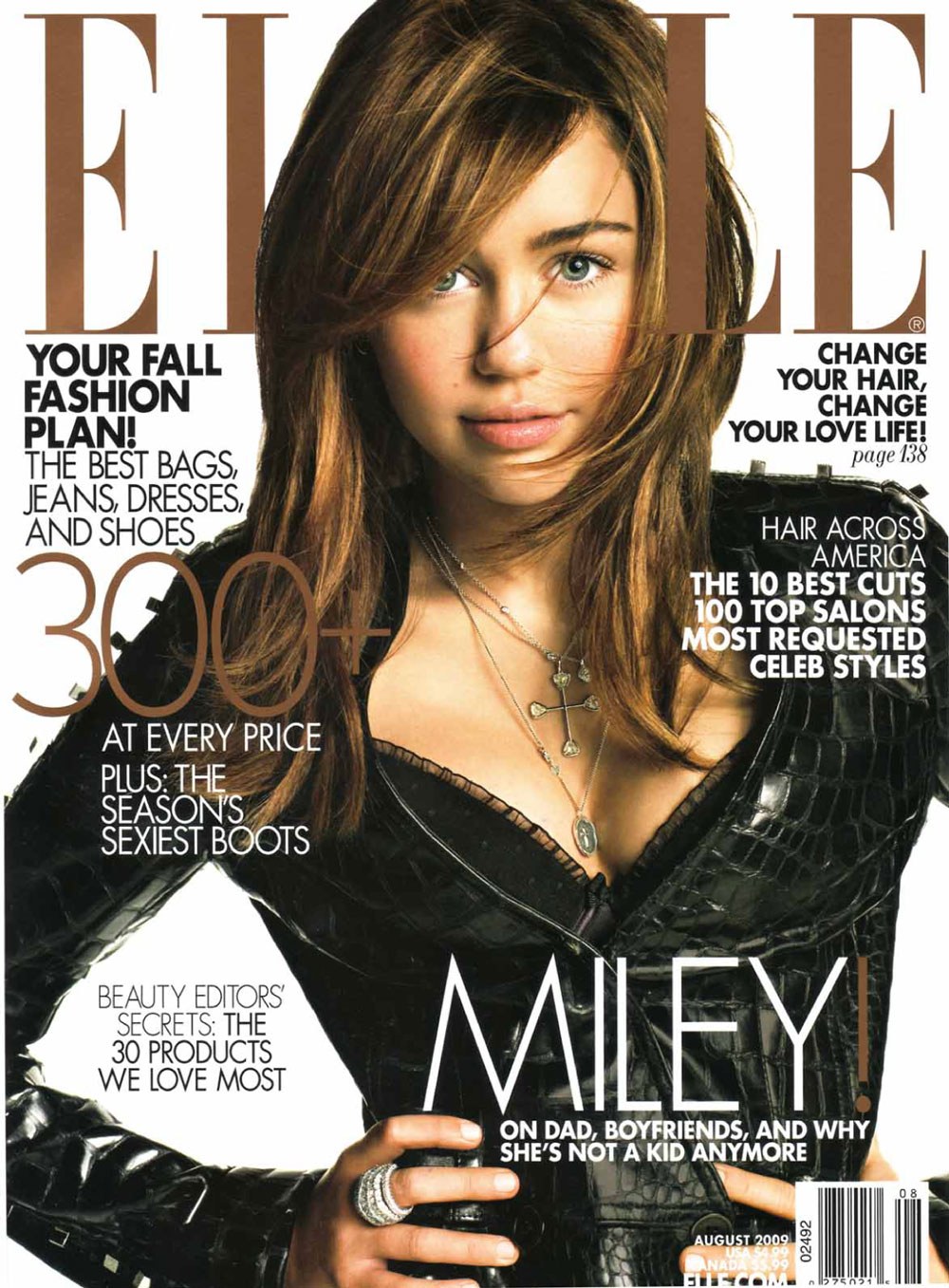 Elle magazine Cover Aug 2009
