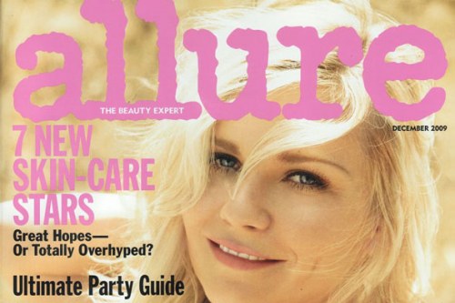 Allure Magazine Cover - December 2009